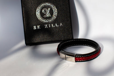 Classic Men’s Bracelet – Black & Red