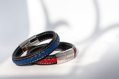 Classic Men’s Bracelet – Black & Red