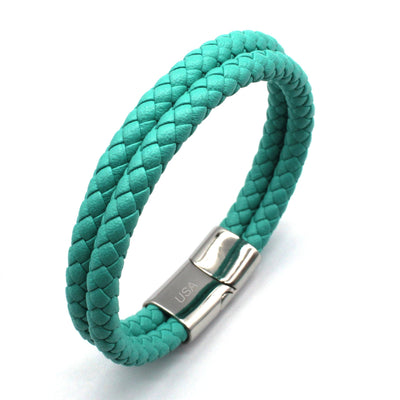 Luxury Men’s Bracelet – Double Turquoise