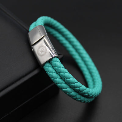 Luxury Men’s Bracelet – Double Turquoise