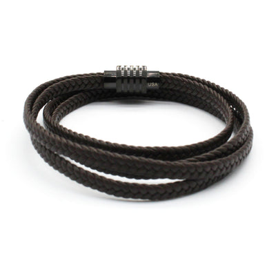 Luxury Men’s Bracelet – Strand Brown