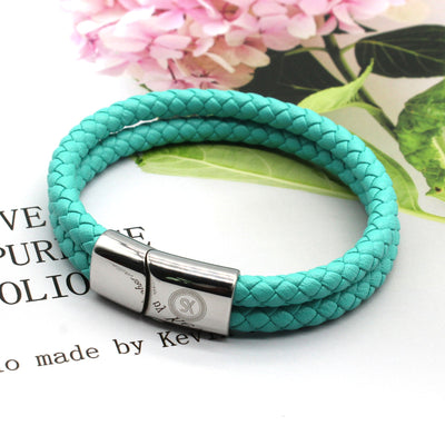 Luxury Men’s Bracelet – Double Turquoise