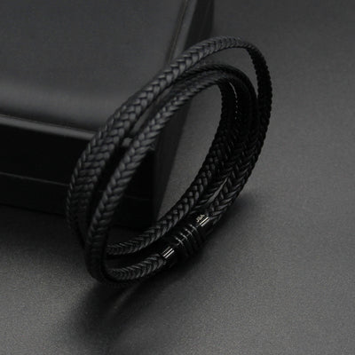 Luxury Men’s Bracelet – Strand Black