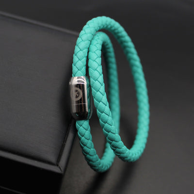 Luxury Men’s Bracelet – Double Strand  Turquoise
