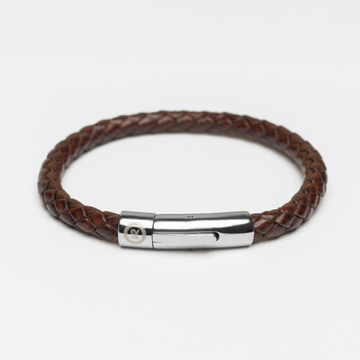 Luxury Bracelet – Single Vintage Brown - Buckle