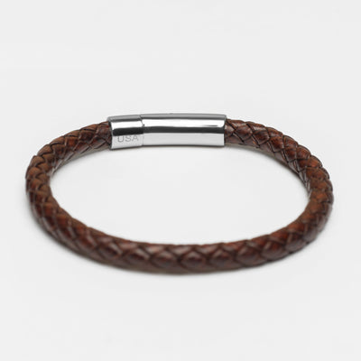 Luxury Bracelet – Single Vintage Brown - Buckle