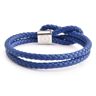 Luxury Men’s Bracelet – Double Blue