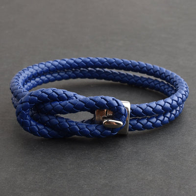 Luxury Men’s Bracelet – Double Blue