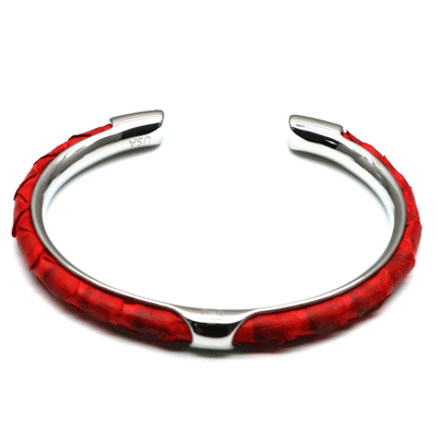 Fancy Snake Bracelet - Red Color