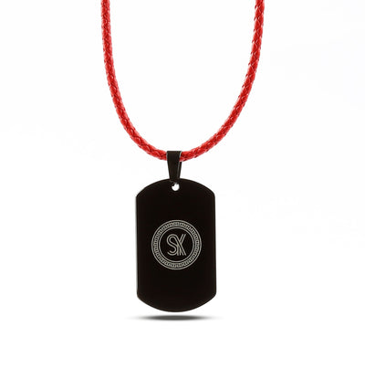 Leather Necklace - Red - 3 mm