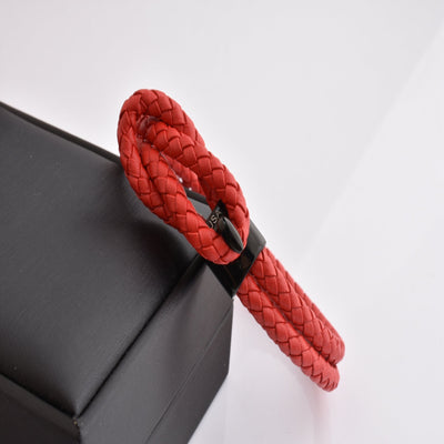 Luxury Men’s Bracelet – Double Red